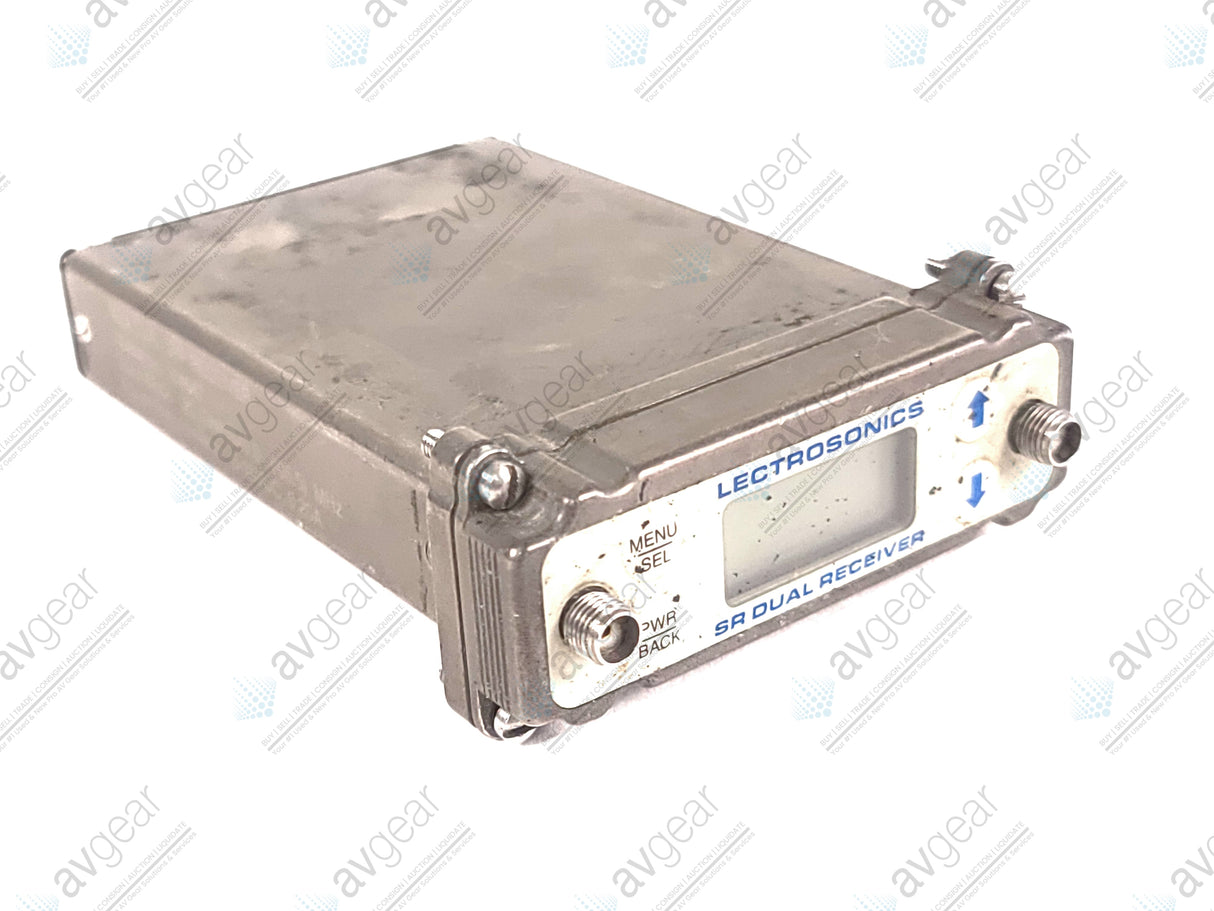 Lectrosonics SRA Dual UHF Receiver; Freq. Block 25 (640.0-665.5) MHz [Not For use in The USA]