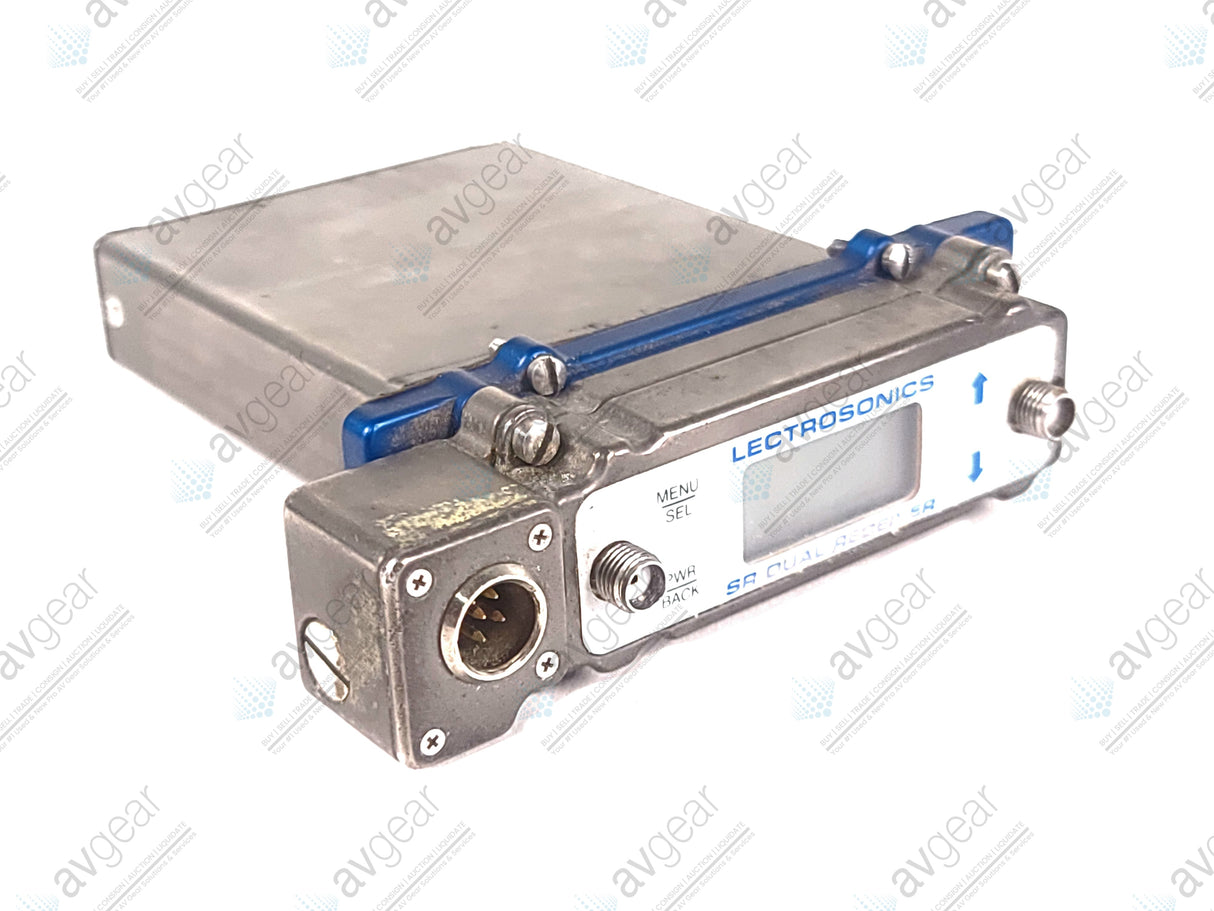 Lectrosonics SRA5P Dual UHF Receiver; Freq Block 25 (640.0-665.5) MHz [Not for Use in The USA]