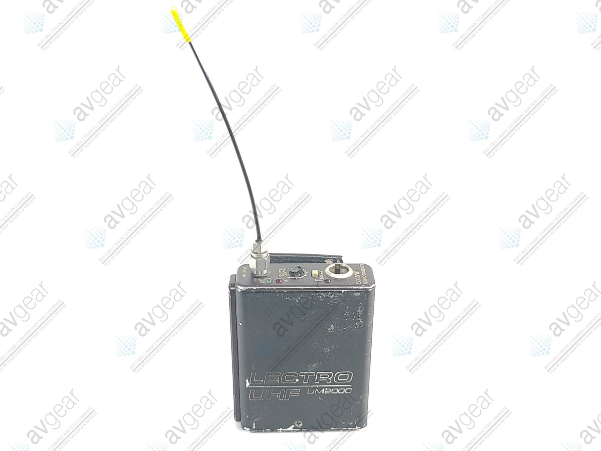Lectrosonics UM200C UHF Block 24 Belt Pack Transmitter (614-639MHz) [Not For Use In The USA]