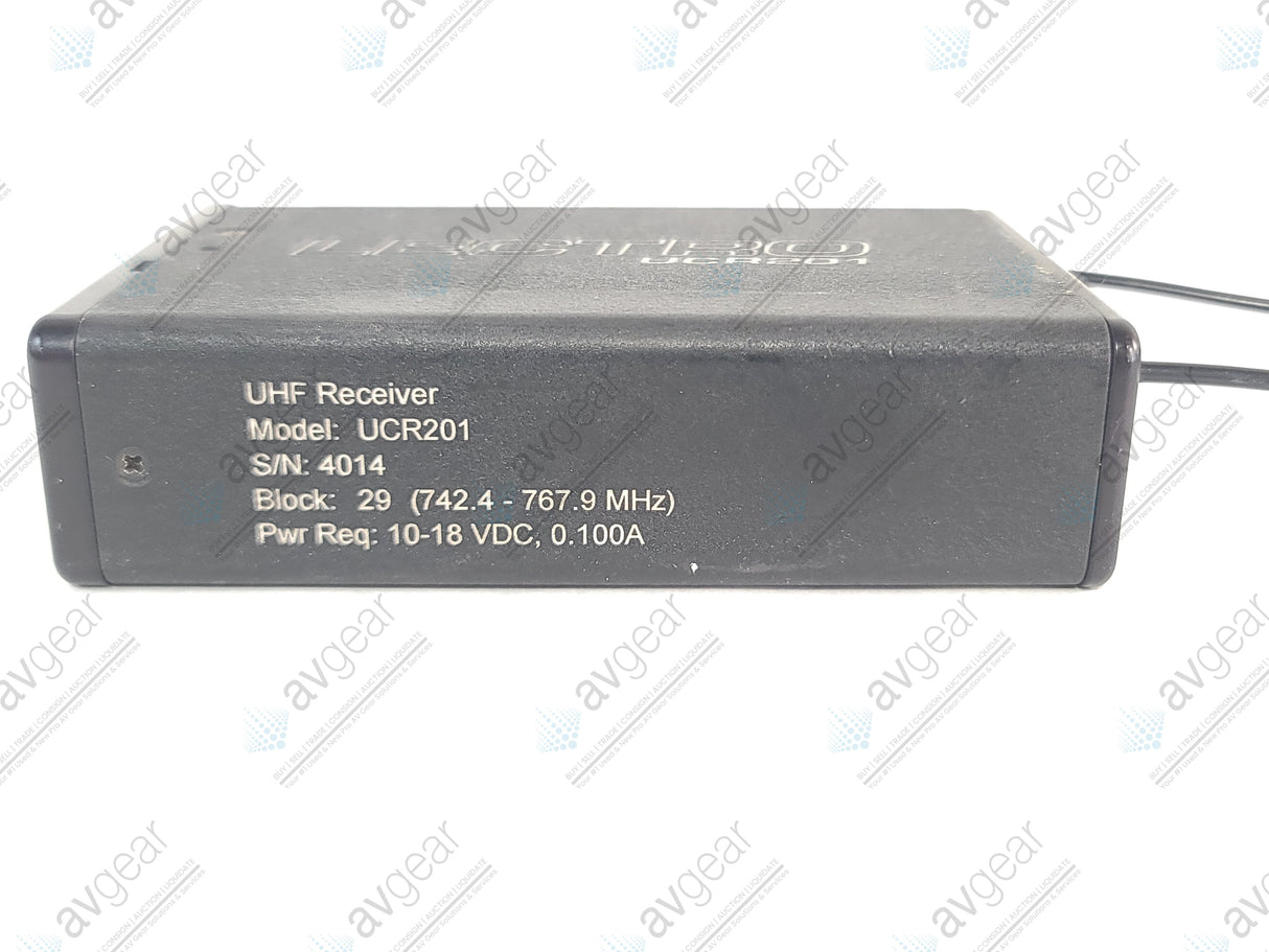 Lectrosonics UCR201 UHF Receiver Block 29 (742-767MHz) [Not For Use In The USA]