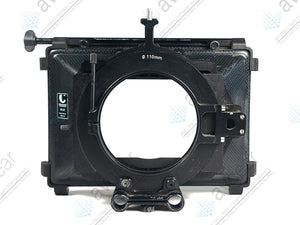 Chrosziel SD 412 Matte Box 110MM Outer Ring, Filter Trays & Rail Mount (Missing Flag)