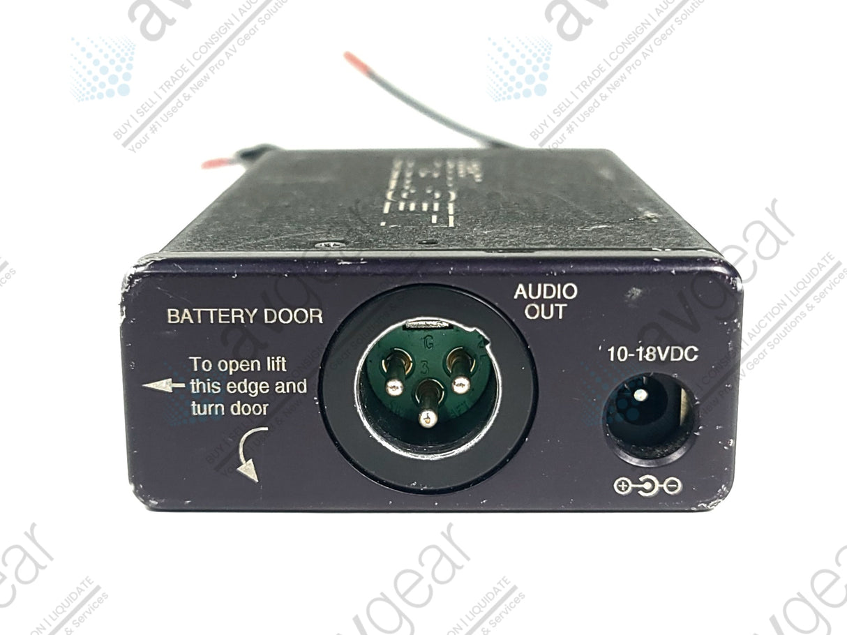 Lectrosonics UCR201 UHF Receiver Block 22 (563-588MHz) (SCREEN ISSUES)