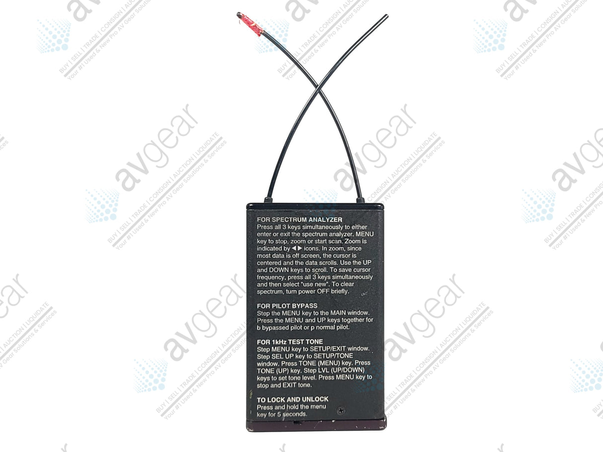 Lectrosonics UCR201 UHF Receiver Block 22 (563-588MHz)