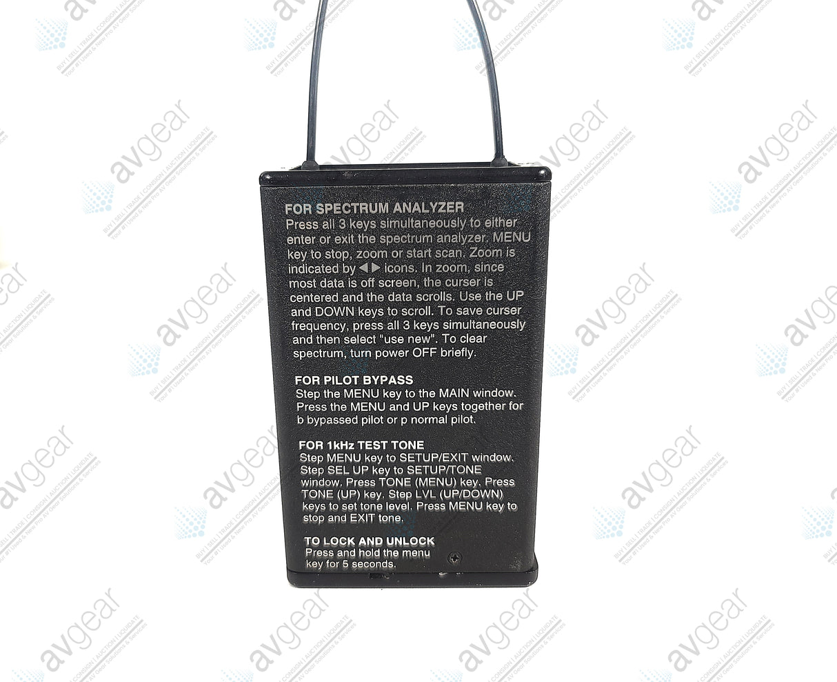 Lectrosonics UCR201 UHF Receiver Block 25 (640-665MHz) [Not For Use In The USA]