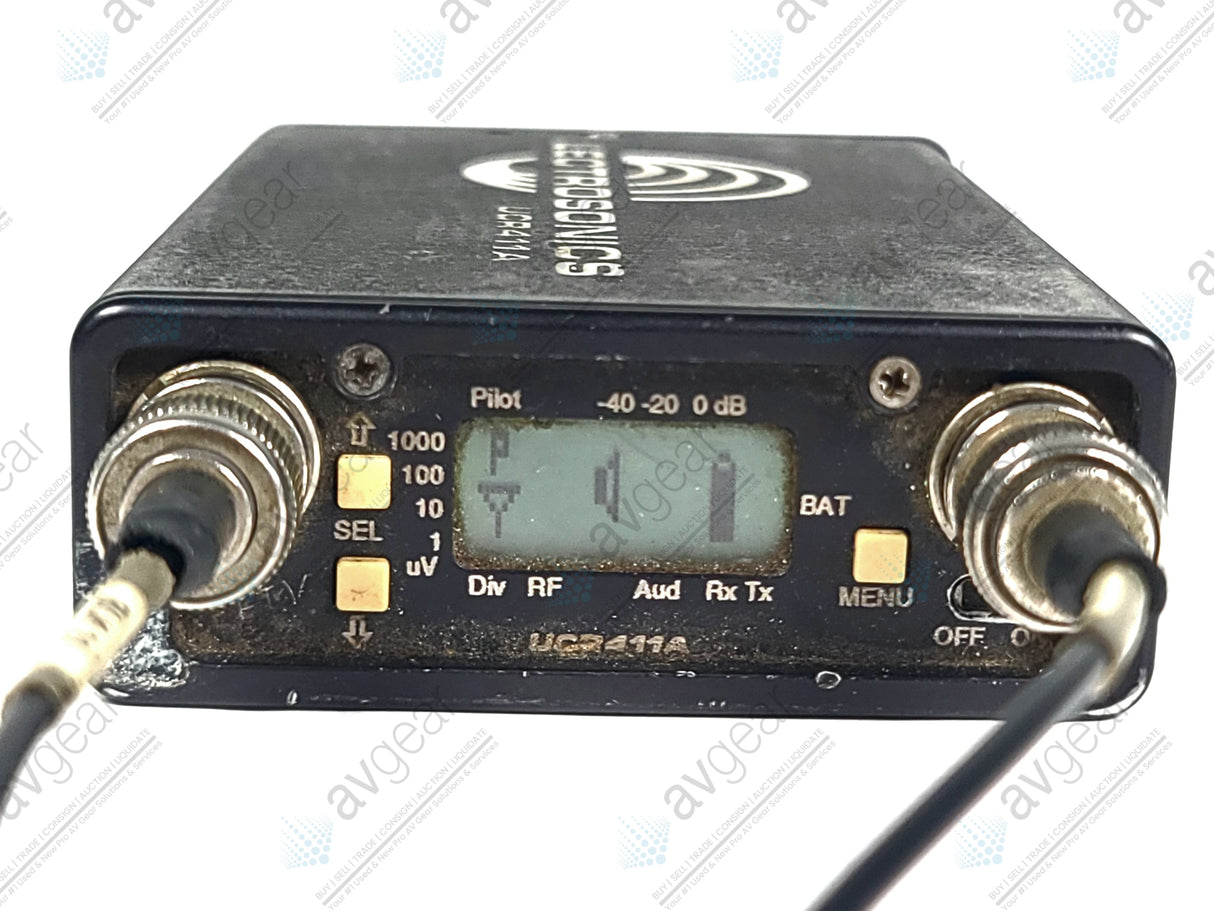 Lectrosonics UCR411A UHF Receiver Block 22 (563-588MHz)