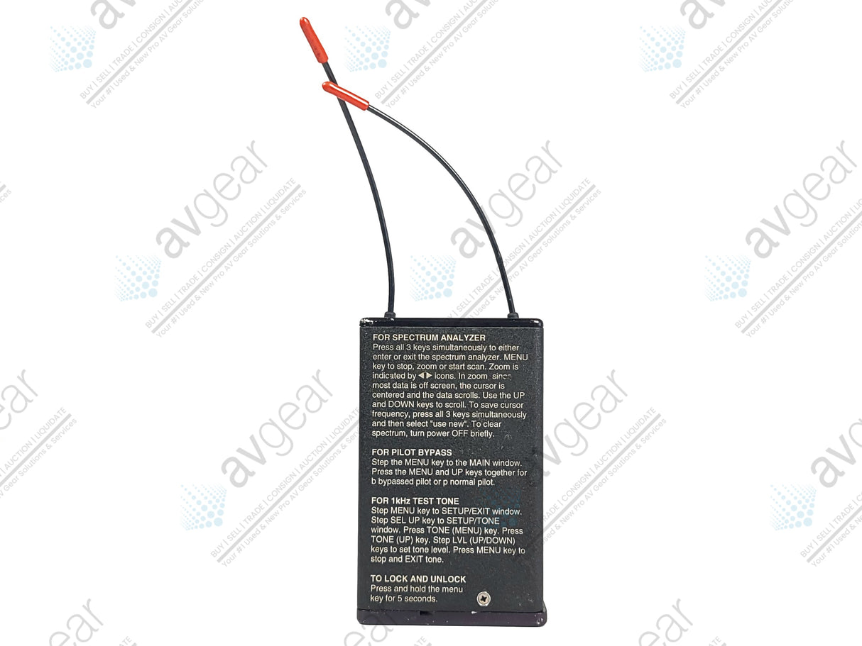 Lectrosonics UCR201 UHF Receiver Block 22 (563-588MHz)