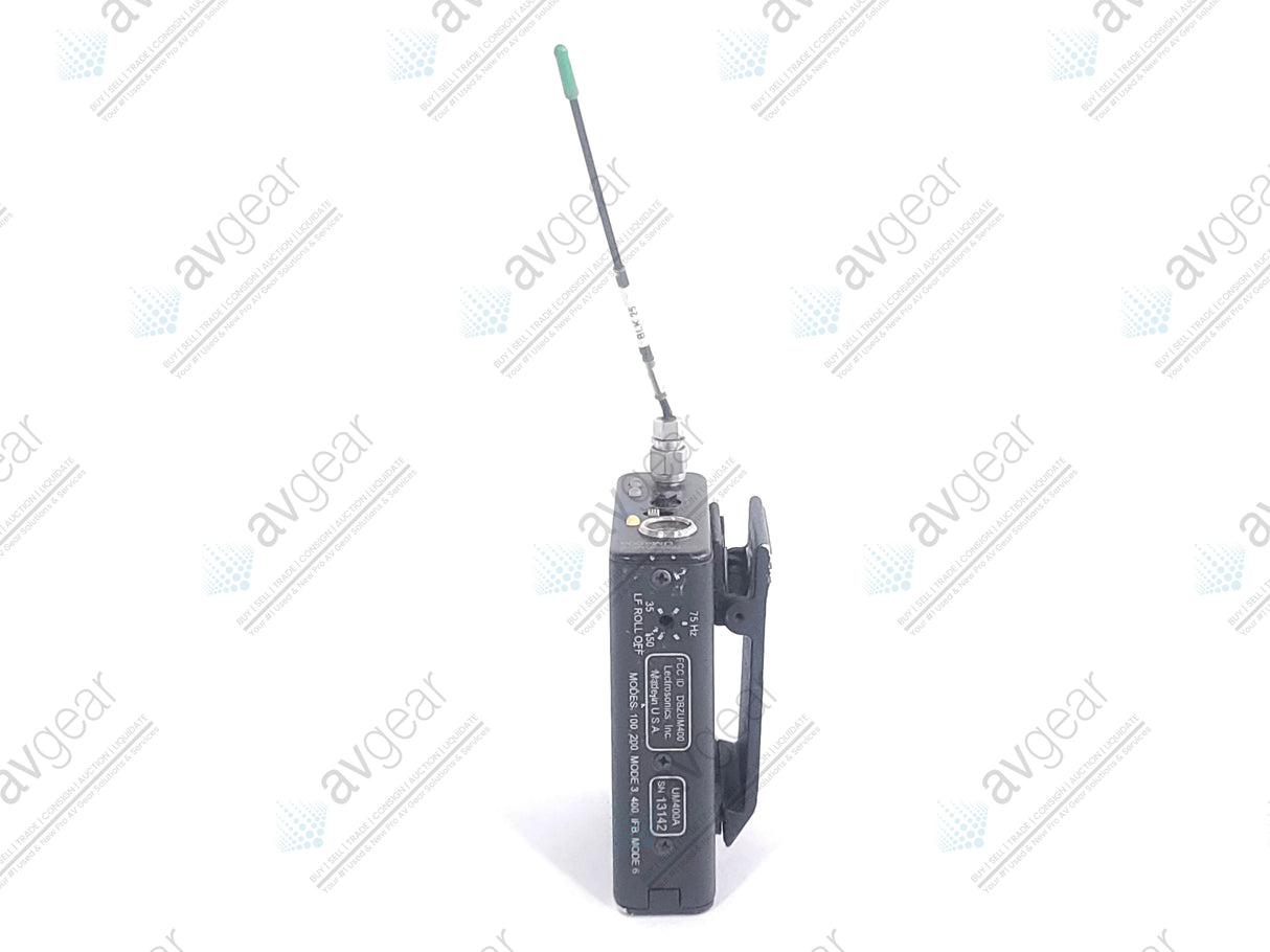 Lectrosonics UM400A Block 25 Belt Pack Transmitter (640-665MHz) [Not For Use In The USA]