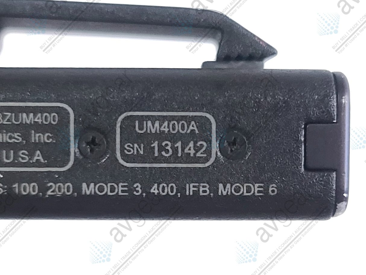 Lectrosonics UM400A Block 25 Belt Pack Transmitter (640-665MHz) [Not For Use In The USA]