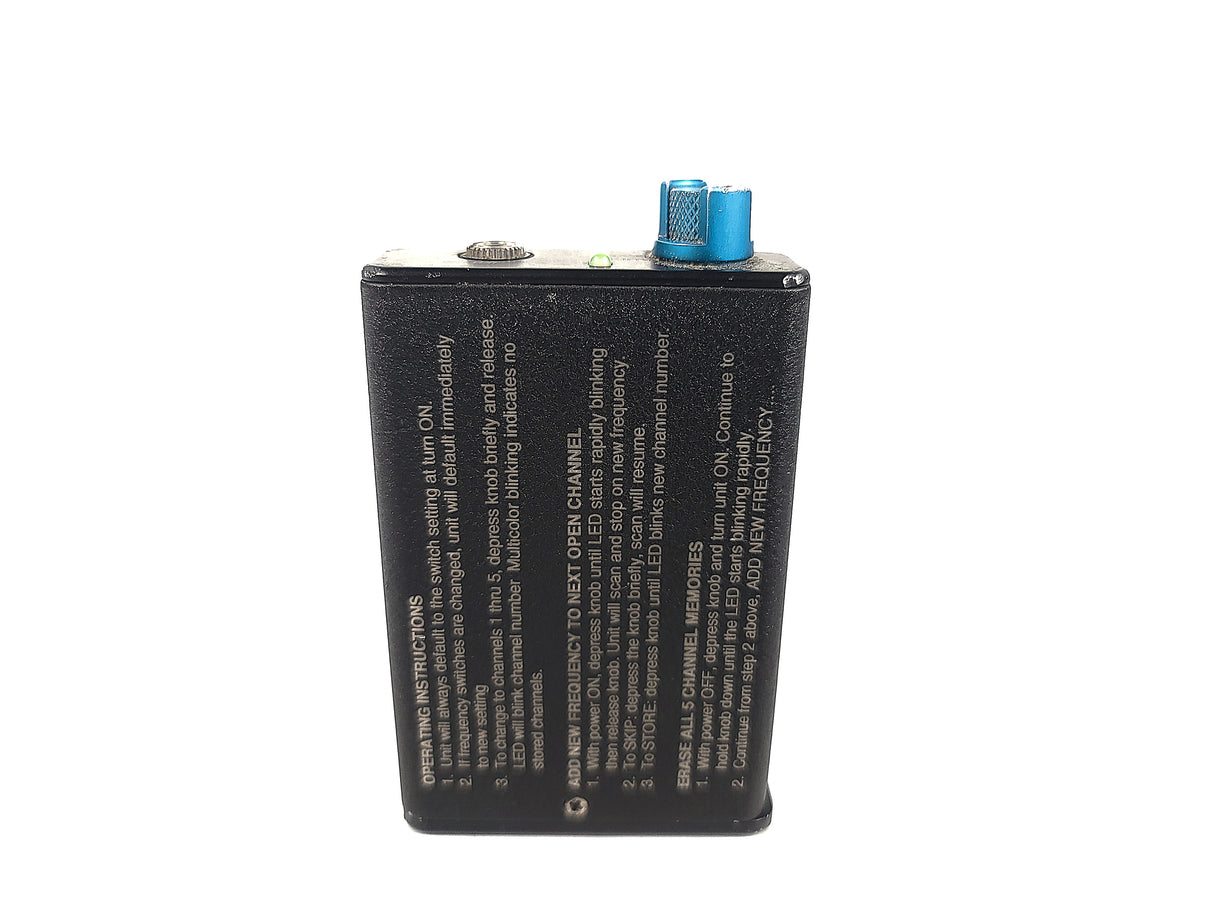 Lectrosonics IFB-R1A Belt-Pack Receiver (B:24 614-639MHz) [Not For Use In The USA] in Leather Pouch