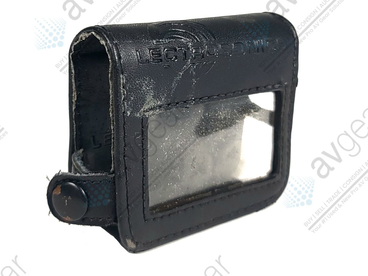 Lectrosonics SMA Super Miniature Wireless Microphone Transmitter Block 26 (665-691MHz) [Not For Use In The UAS] in Leather Pouch