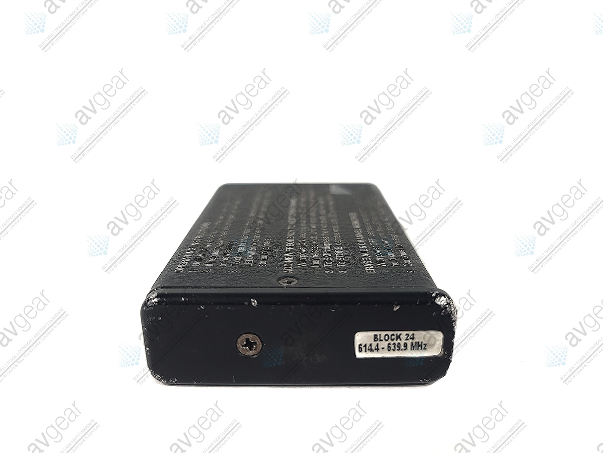 Lectrosonics IFB-R1A Belt-Pack Receiver (B:24 614-639MHz) [Not For Use In The USA] in Leather Pouch