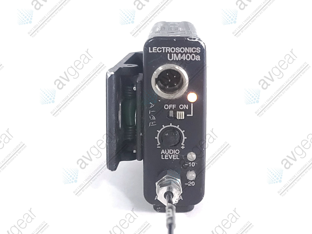 Lectrosonics UM400A Block 25 Belt Pack Transmitter (640-665MHz) [Not For Use In The USA]