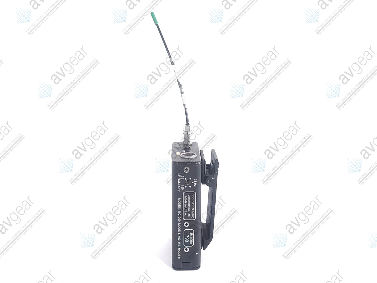 Lectrosonics UM400A Block 25 Belt Pack Transmitter (640-665MHz) [Not For Use In The USA]