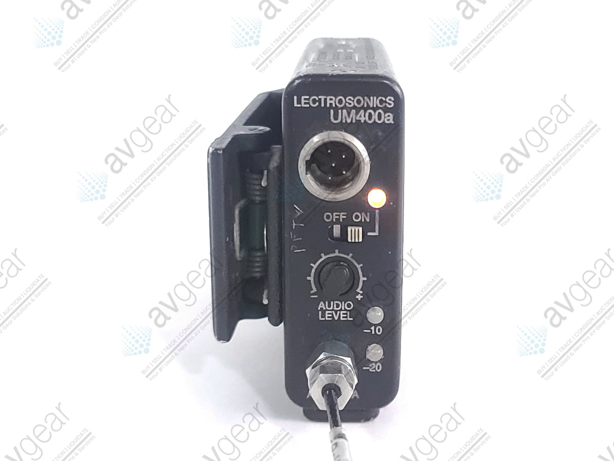Lectrosonics UM400A Block 25 Belt Pack Transmitter (640-665MHz) [Not For Use In The USA]