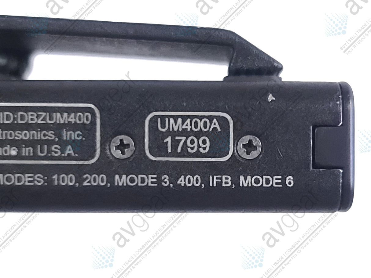 Lectrosonics UM400A Block 25 Belt Pack Transmitter (640-665MHz) [Not For Use In The USA]