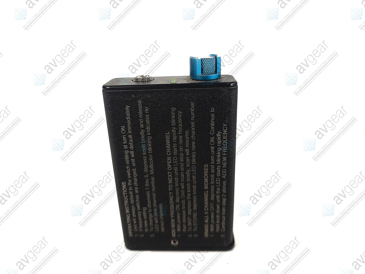 Lectrosonics IFB-R1A Belt-Pack Receiver (B:24 614-639MHz) [Not For Use In The USA] in Leather Pouch