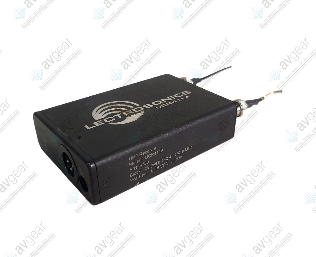 Lectrosonics UCR411A UHF Receiver Block 29 (742-767MHz) [Not For Use In The USA]