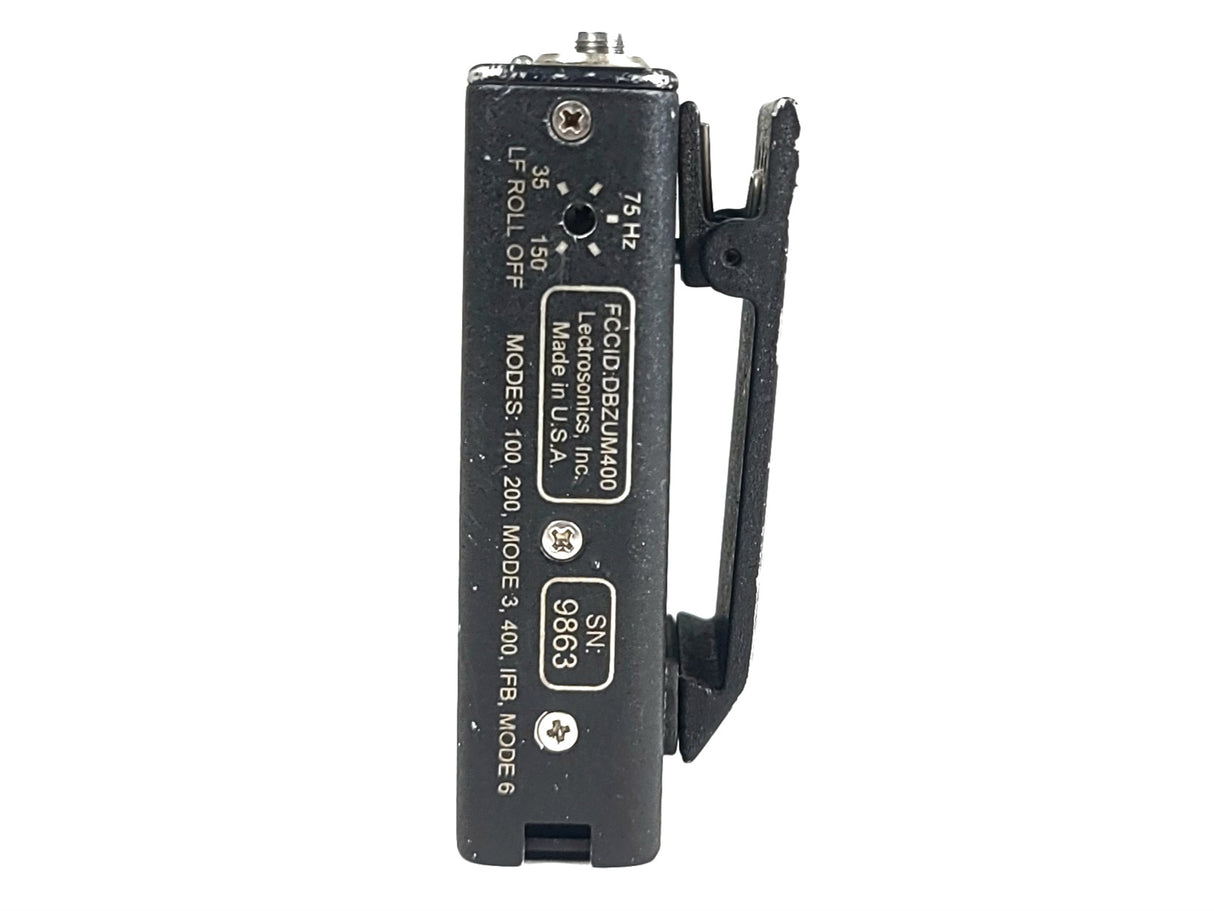 Lectrosonics UM400 Belt Pack Transmitter Block 26 (665-691MHz) [Not For Use In The USA]