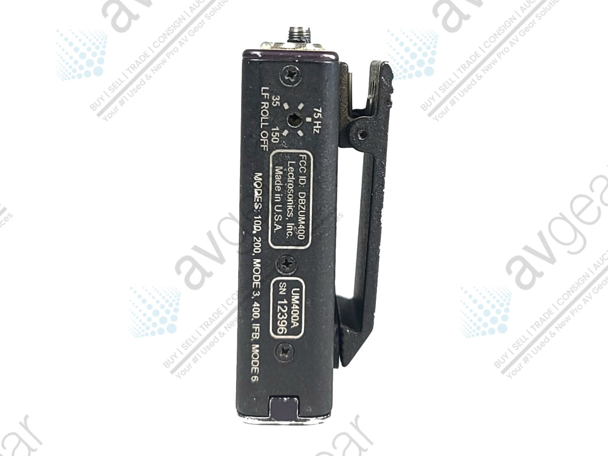 Lectrosonics UM400A Block 26 Belt Pack Transmitter (665-691MHz) [Not For Use In The USA]