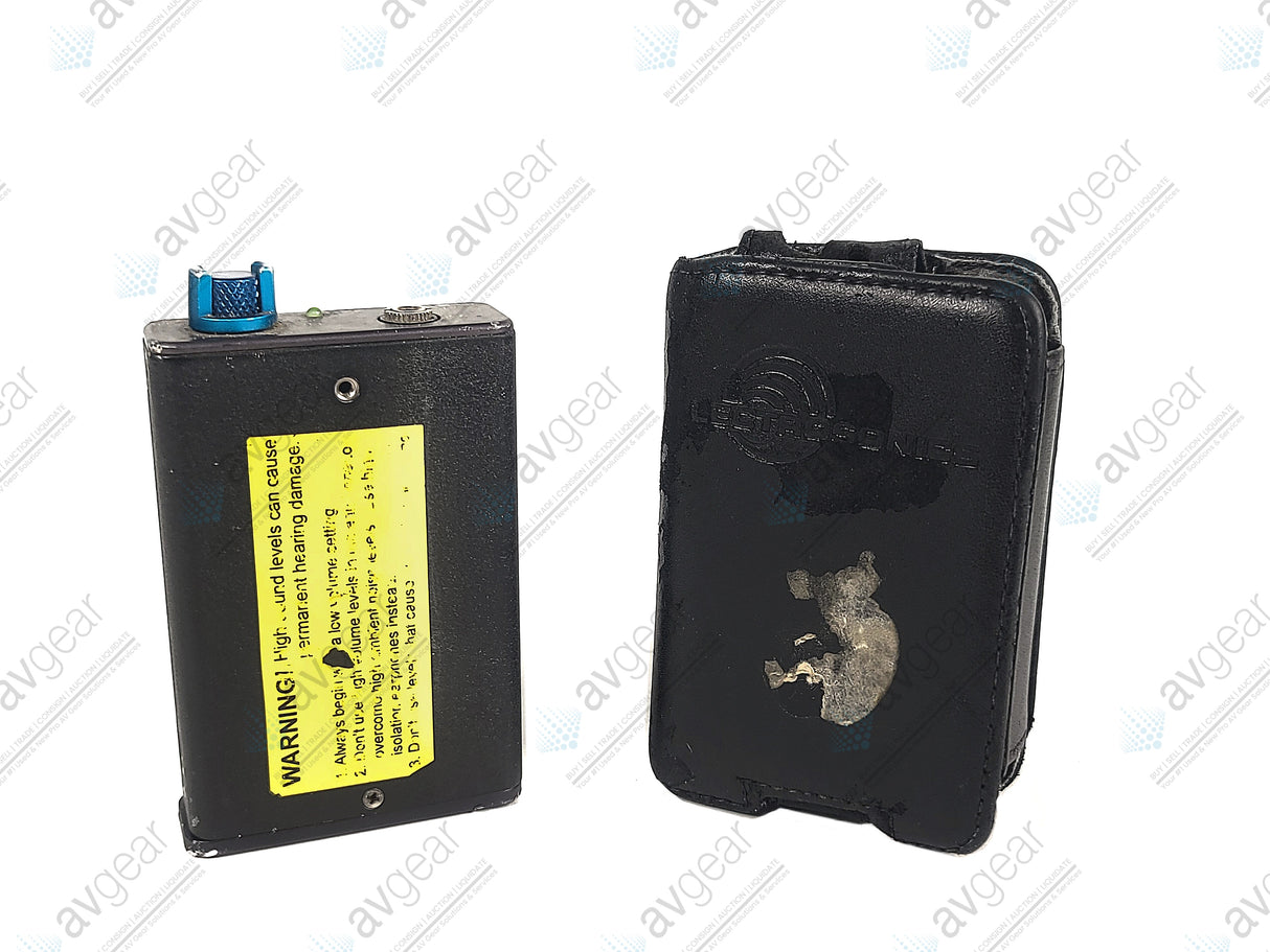 Lectrosonics IFB-R1A Belt-Pack Receiver (B:24 614-639MHz) [Not For Use In The USA] in Leather Pouch