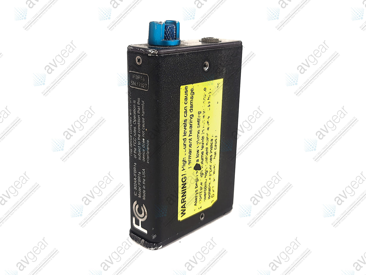 Lectrosonics IFB-R1A Belt-Pack Receiver (B:24 614-639MHz) [Not For Use In The USA] in Leather Pouch