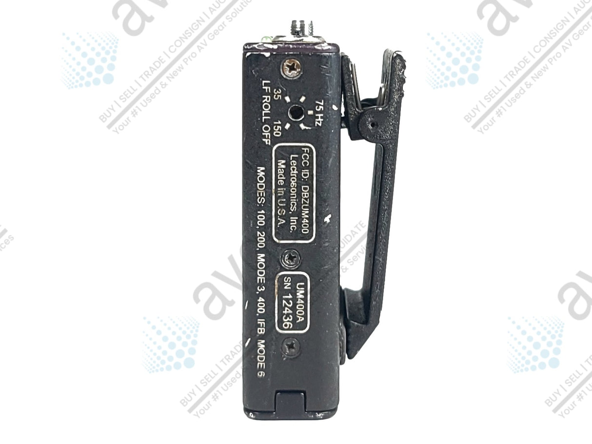 Lectrosonics UM400A Block 26 Belt Pack Transmitter (665-691MHz) [Not For Use In The USA]