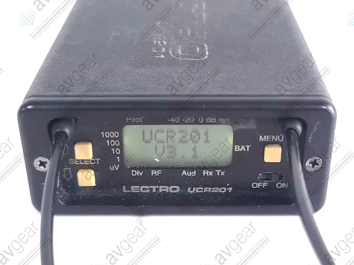 Lectrosonics UCR201 UHF Receiver Block 25 (640-665MHz) [Not For Use In The USA]