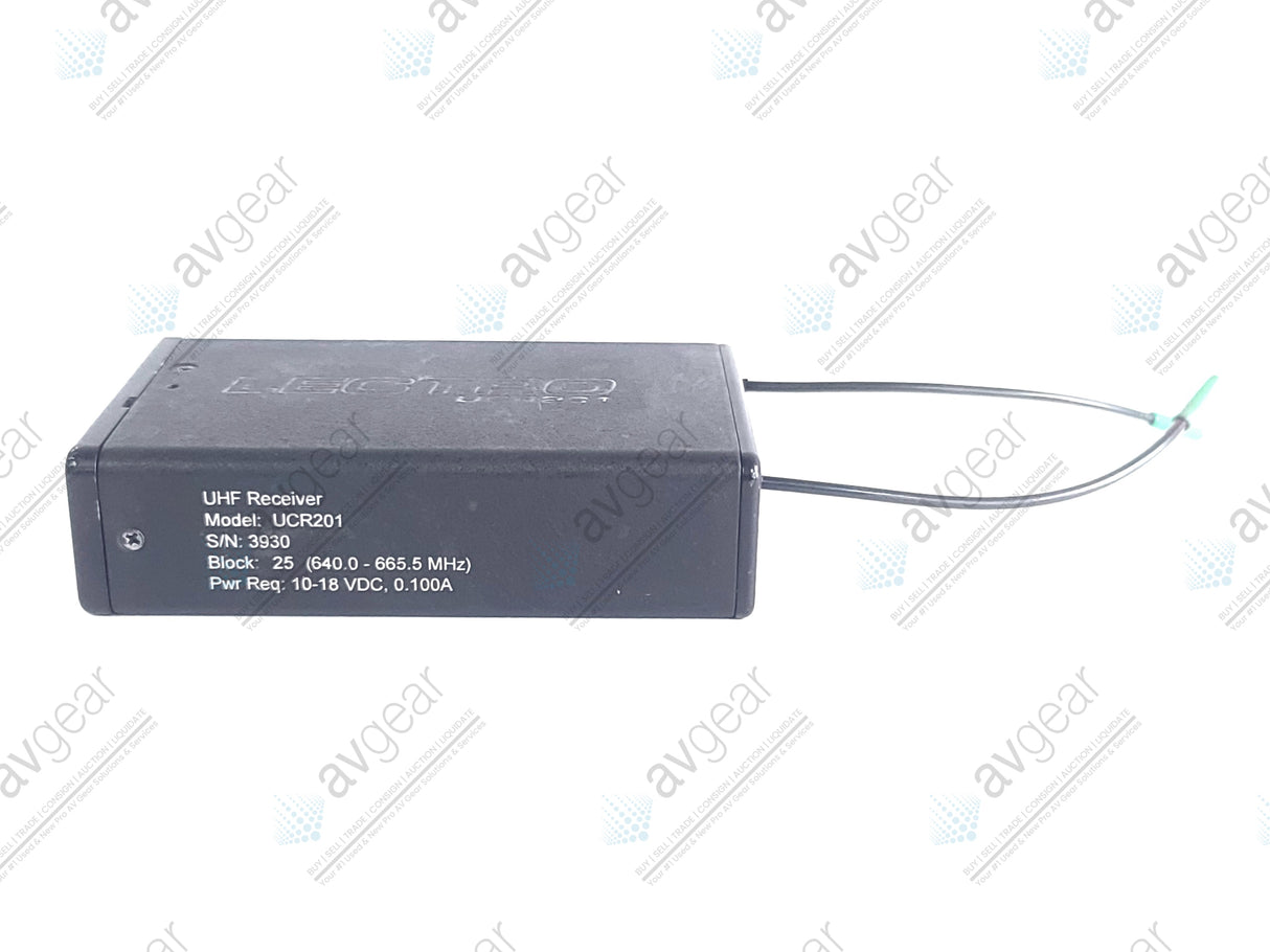 Lectrosonics UCR201 UHF Receiver Block 25 (640-665MHz) [Not For Use In The USA]