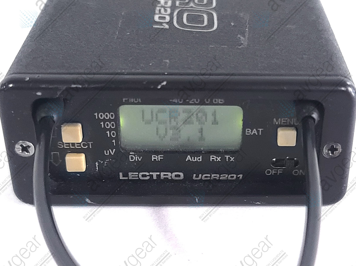 Lectrosonics UCR201 UHF Receiver Block 25 (640-665MHz) [Not For Use In The USA]