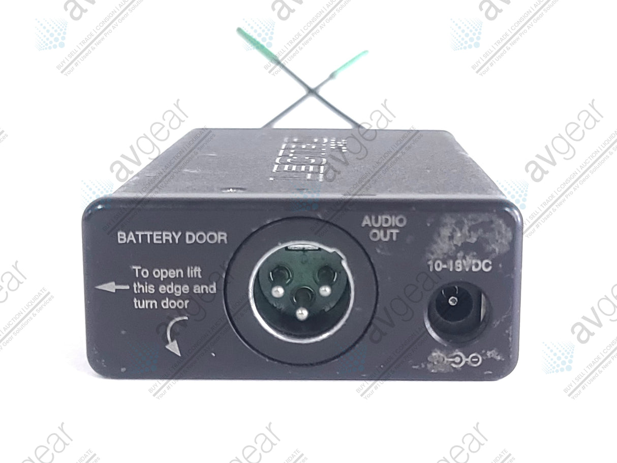 Lectrosonics UCR201 UHF Receiver Block 25 (640-665MHz) [Not For Use In The USA]