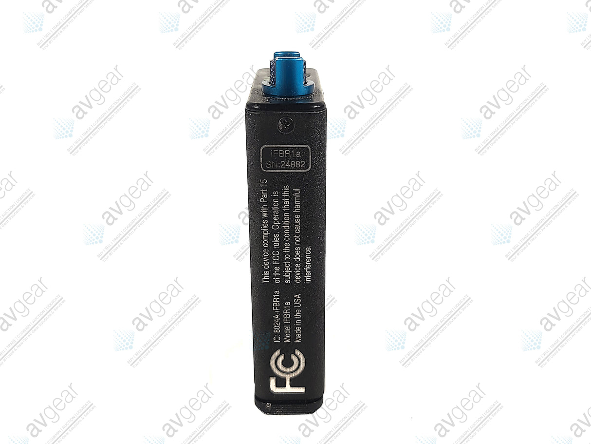 Lectrosonics IFB-R1A Belt-Pack Receiver (B:24 614-639MHz) [Not For Use In The USA] in Leather Pouch