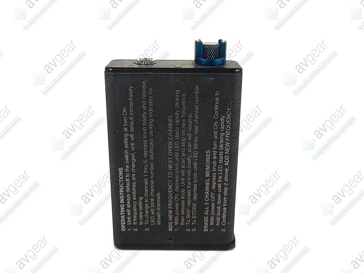 Lectrosonics IFB-R1A Belt-Pack Receiver (B:24 614-639MHz) [Not For Use In The USA] in Leather Pouch
