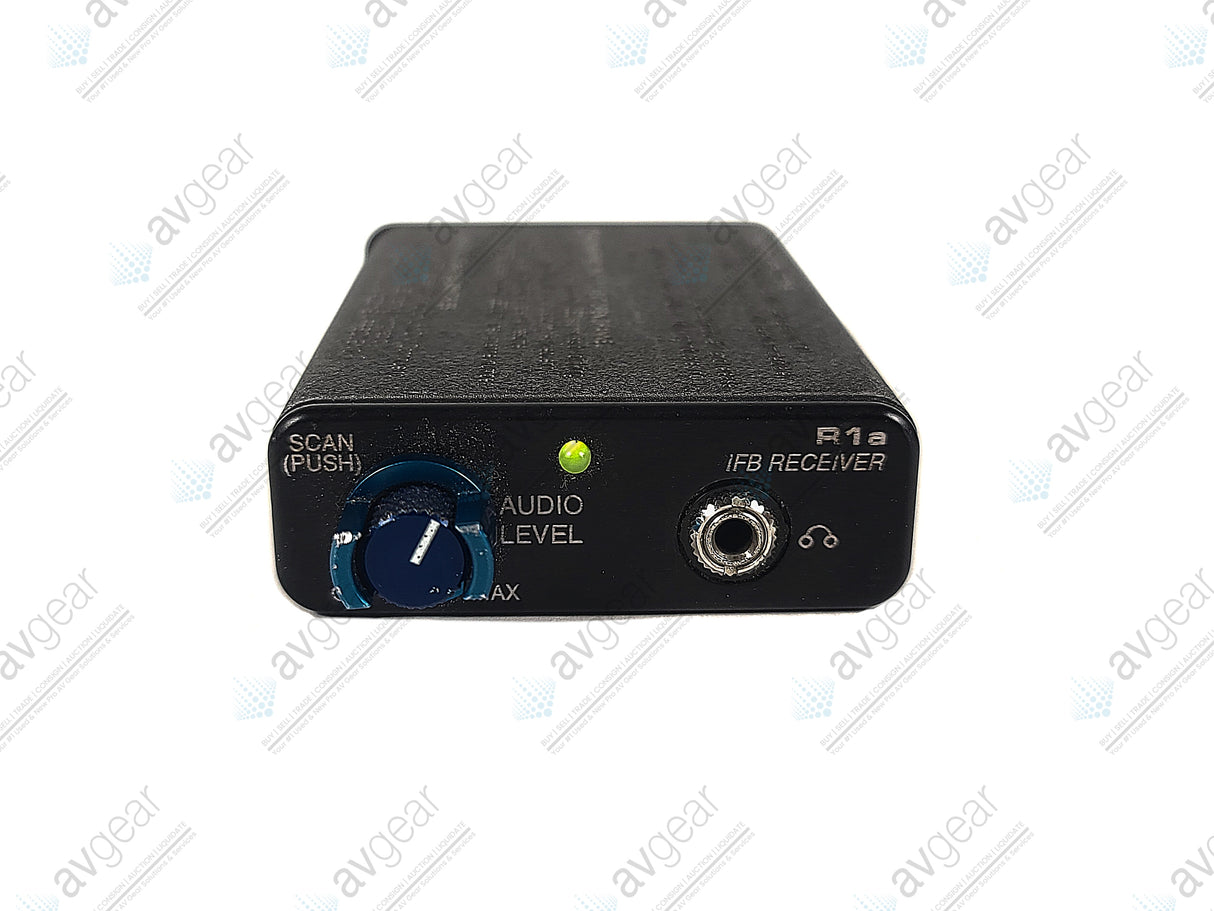 Lectrosonics IFB-R1A Belt-Pack Receiver (B:24 614-639MHz) [Not For Use In The USA] in Leather Pouch