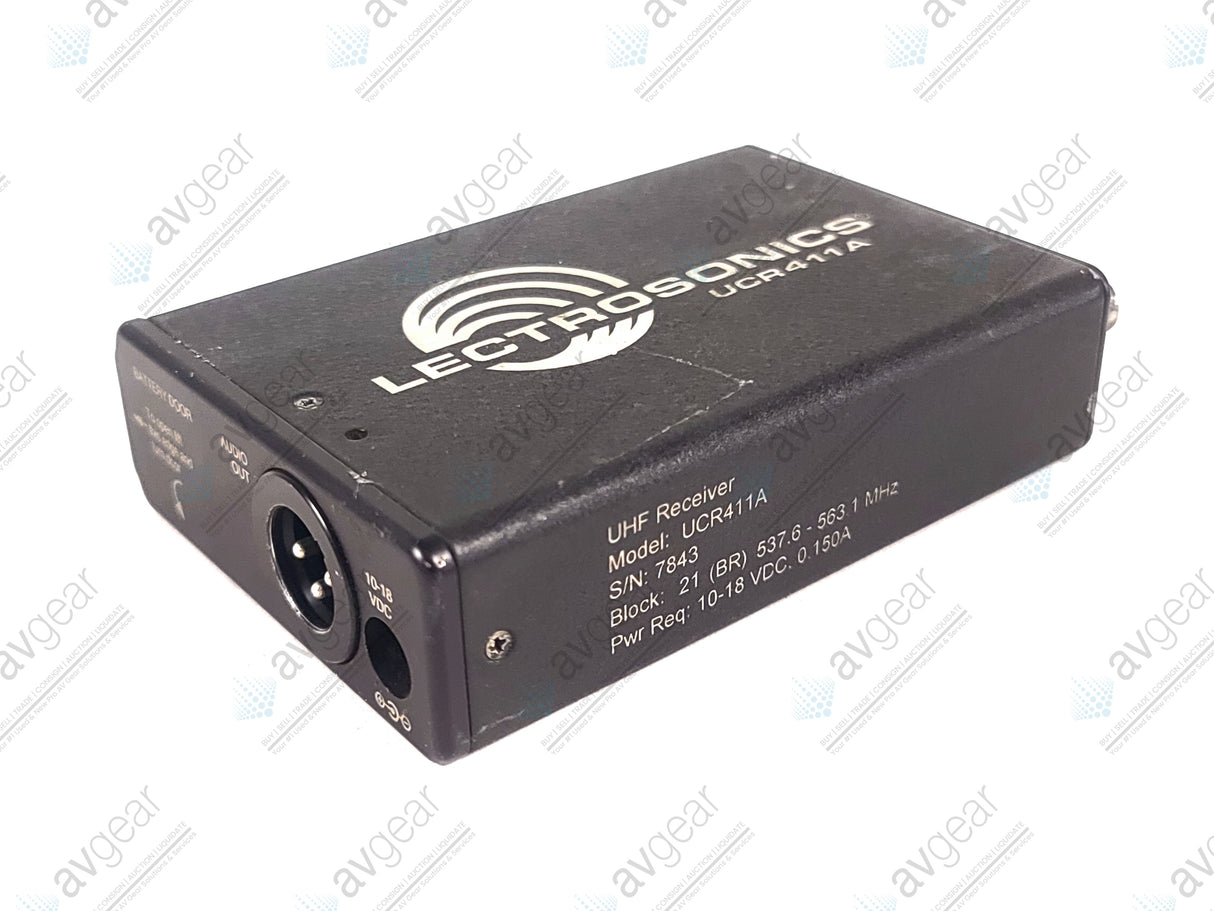 Lectrosonics UCR411A UHF Receiver Block 21 (537-563MHz)