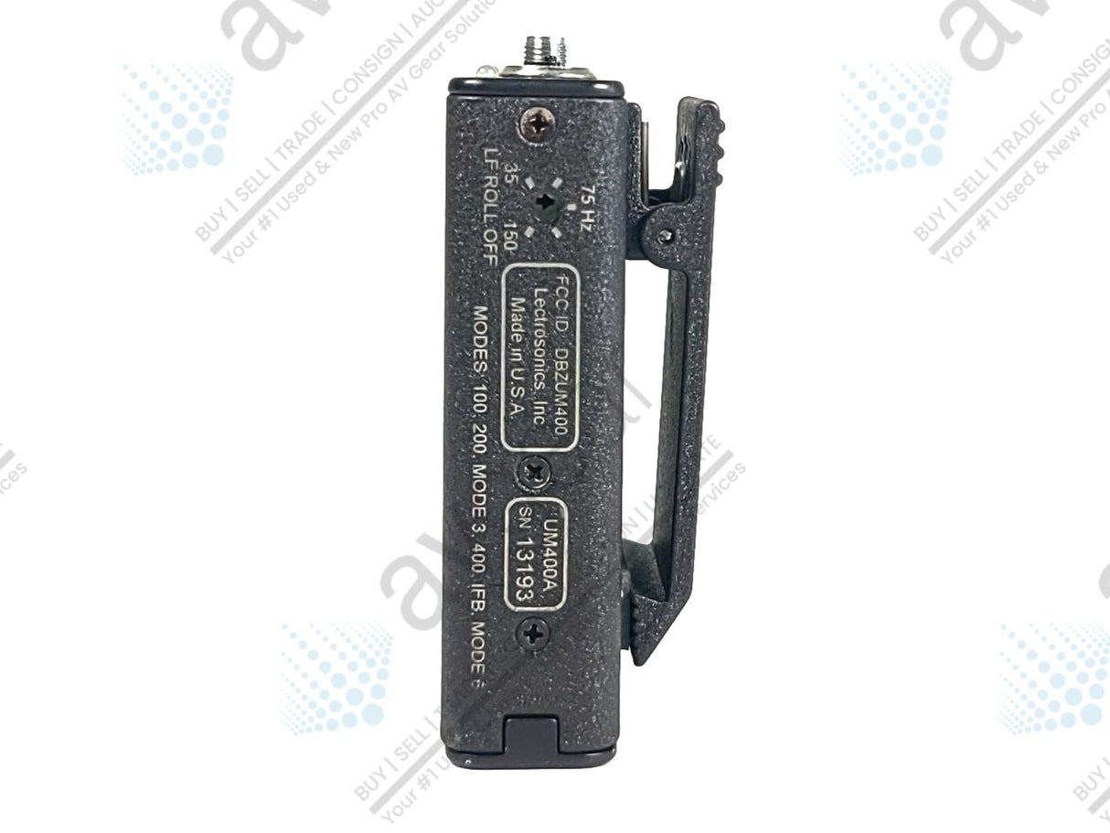Lectrosonics UM400A Block 25 Belt Pack Transmitter (640-665MHz) [Not For Use In The USA]
