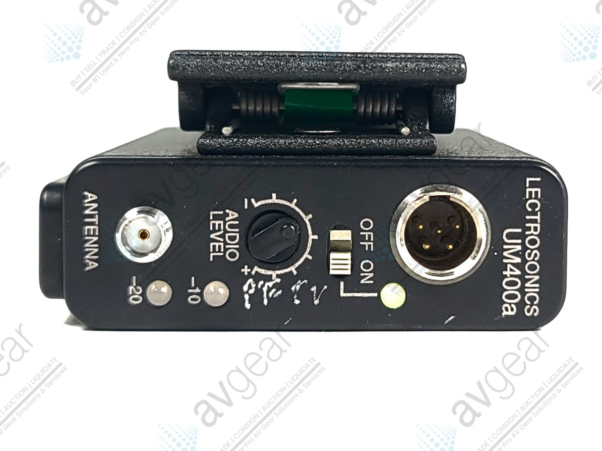 Lectrosonics UM400A Block 25 Belt Pack Transmitter (640-665MHz) [Not For Use In The USA]