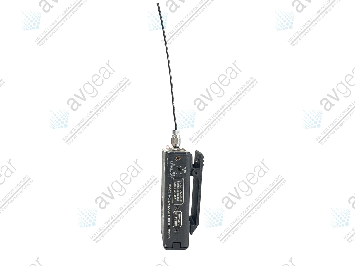 Lectrosonics UHF UM400a Belt Pack Transmitter Block 25 (640-665MHz) [Not For Use In The USA]