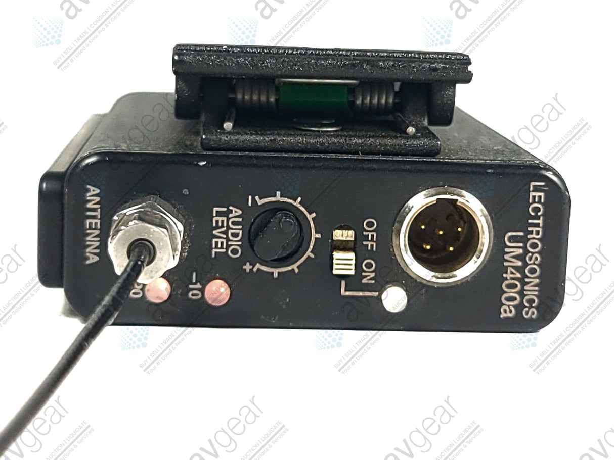 Lectrosonics UHF UM400a Belt Pack Transmitter Block 25 (640-665MHz) [Not For Use In The USA]