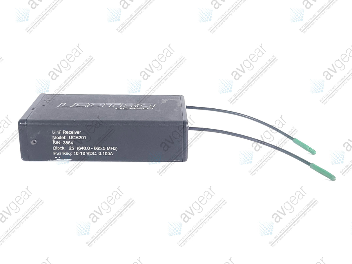 Lectrosonics UCR201 UHF Receiver Block 25 (640-665MHz) [Not For Use In The USA]