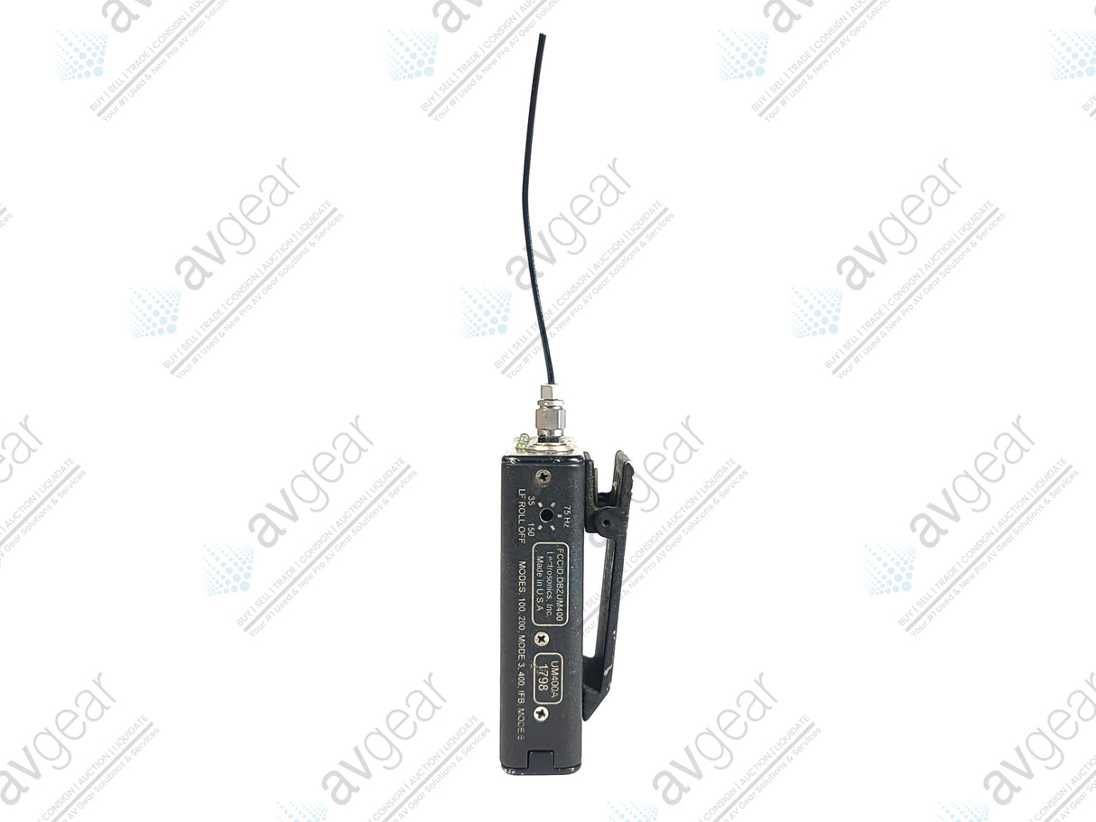 Lectrosonics UM400A Block 25 Belt Pack Transmitter (640-665MHz) [Not For Use In The USA]