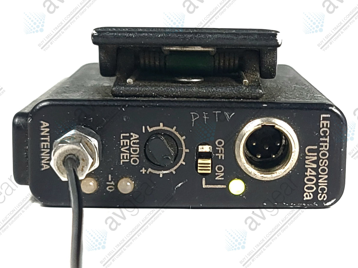 Lectrosonics UM400A Block 25 Belt Pack Transmitter (640-665MHz) [Not For Use In The USA]