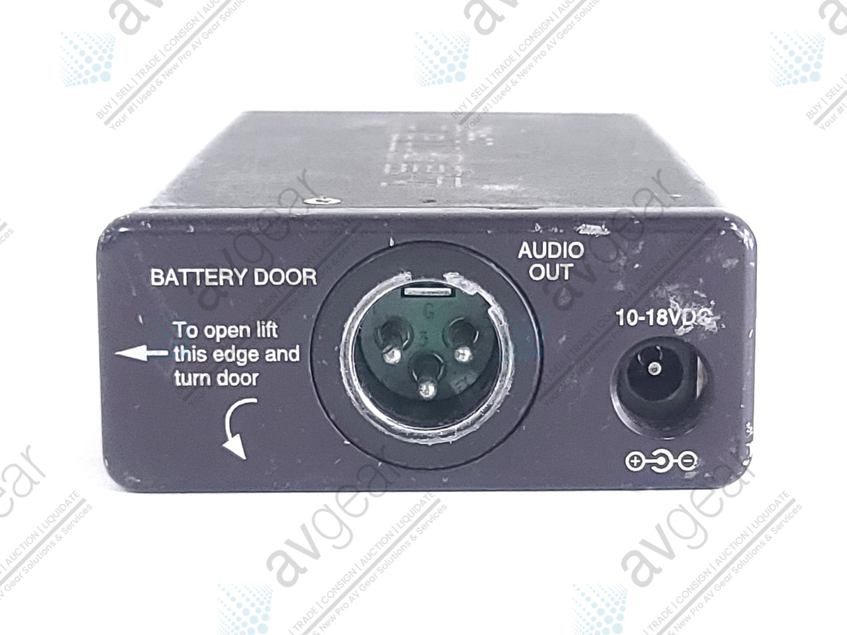 Lectrosonics UCR201 UHF Receiver Block 25 (640-665MHz) [Not For Use In The USA]