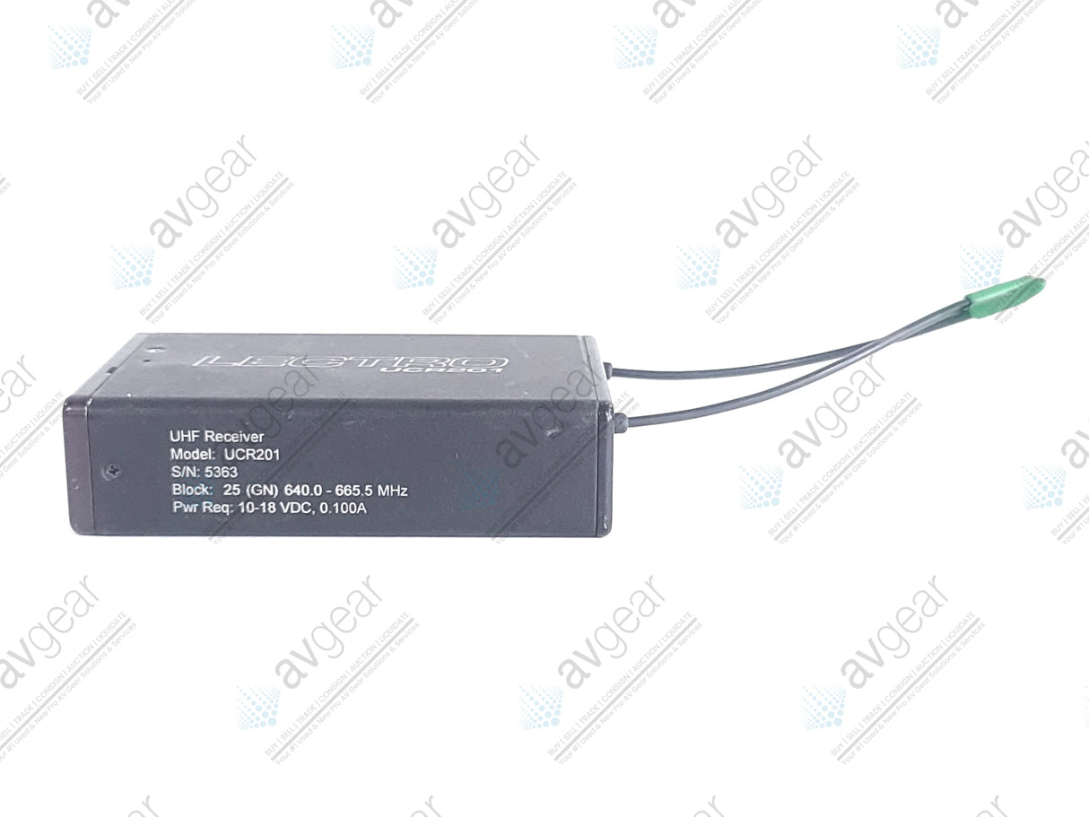 Lectrosonics UCR201 UHF Receiver Block 25 (640-665MHz) [Not For Use In The USA]