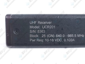 Lectrosonics UCR201 UHF Receiver Block 25 (640-665MHz) [Not For Use In The USA]