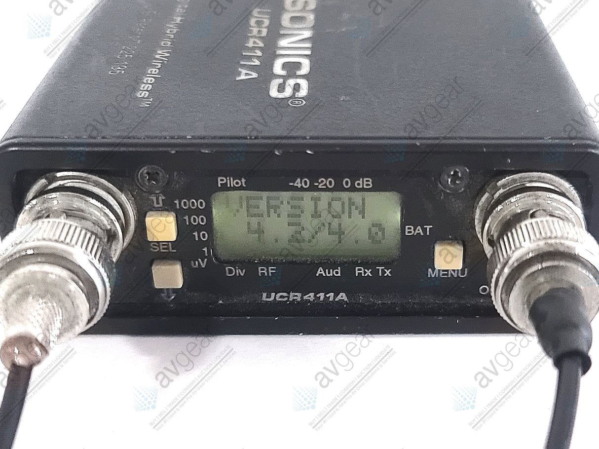 Lectrosonics UCR411A Digital Hybrid Wireless Receiver Block 25 (640-665MHz) [Not For Use In The USA]