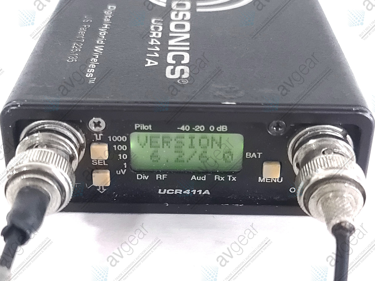 Lectrosonics UCR411A Digital Hybrid Wireless Receiver Block 25 (640-665MHz) [Not For Use In The USA]