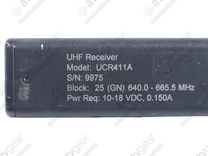 Lectrosonics UCR411A Digital Hybrid Wireless Receiver Block 25 (640-665MHz) [Not For Use In The USA]