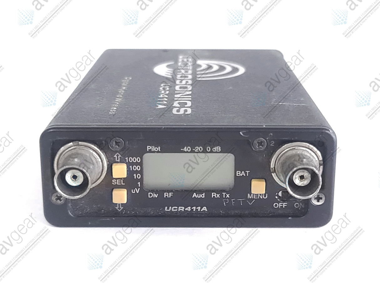 Lectrosonics UCR411A Digital Hybrid Wireless Receiver Block 25 (640-665MHz) [Not For Use In The USA]