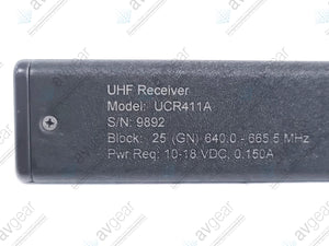 Lectrosonics UCR411A Digital Hybrid Wireless Receiver Block 25 (640-665MHz) [Not For Use In The USA]