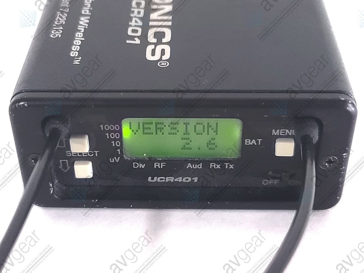 Lectrosonics UCR401 UHF Receiver Block 25 (640-665MHz) [Not For Use In The USA]